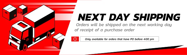 New service delivery: Next day shipping!